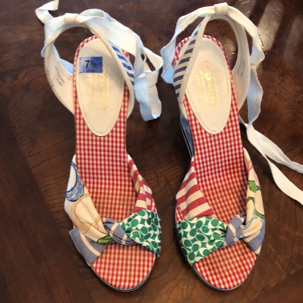 Coach wedges